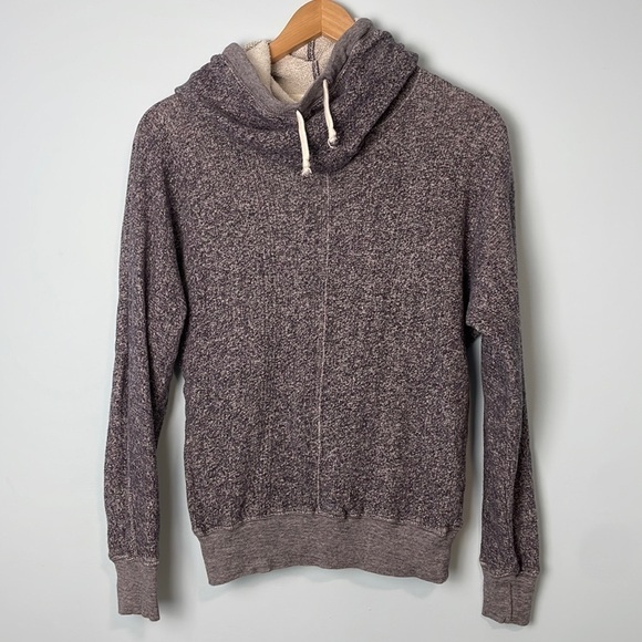 TNAMarled Purple Oversized Cowlneck Hoodie Size XS - Picture 2 of 9